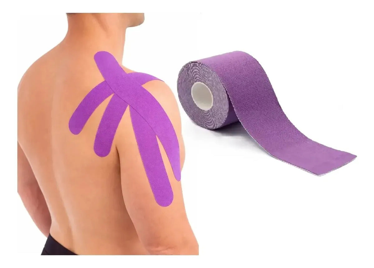 Cinta Venda Tape Kinesiológico Adhesivo 5cmx5m Neuromuscular