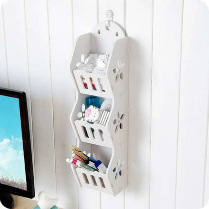 Estante Colgante Repisa De Pared 3 Niveles Almacenamiento
