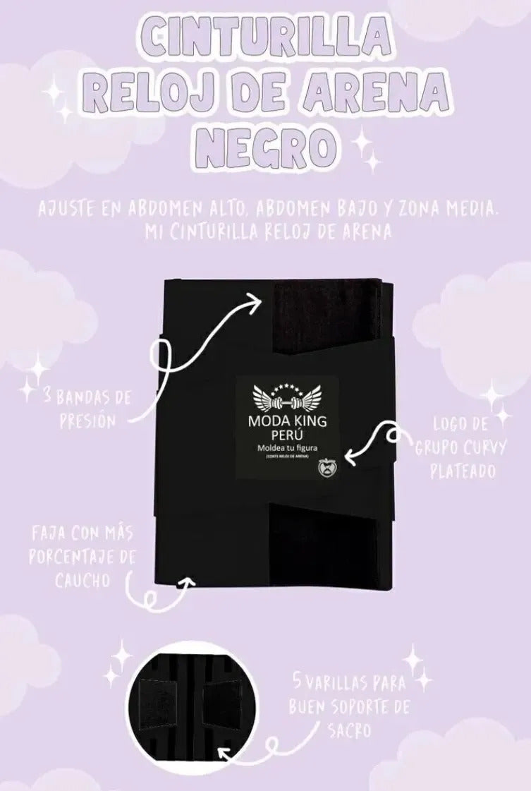 Faja Reductora Cinturilla Reloj De Arena Moldeadora