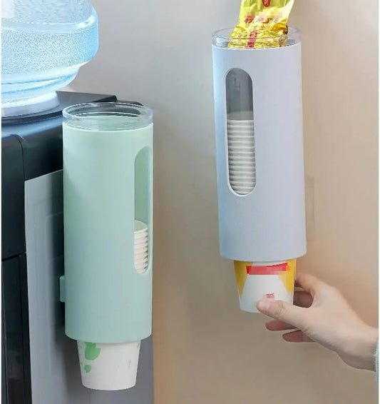 Dispensador De Vasos Desechables Almacenamiento Antipolvo