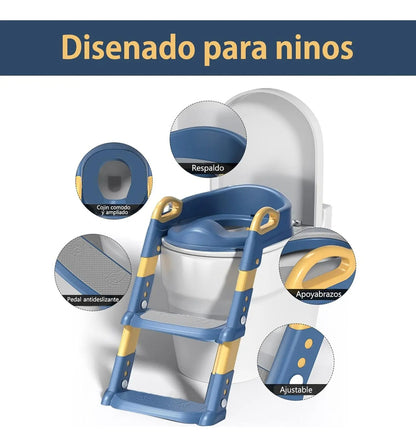 Asientos Adaptador Escalera De Inodoro Baño Wc Para Niños