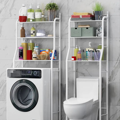 Estante Organizador De Lavadora Baño Metalico Rack 3 Niveles