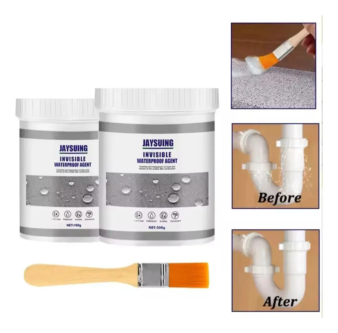 Sellador Impermeabilizante Jaysuing 300ml Con Cepillo