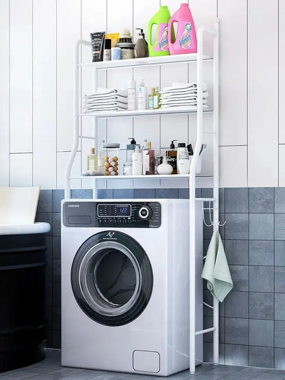 Estante Organizador De Lavadora Baño Metalico Rack 3 Niveles