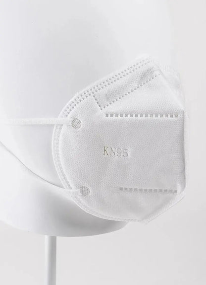 Mascarillas De Protección Kn95 Colores Blanco y Negro, Pack de 10, 50 y 100 unidades