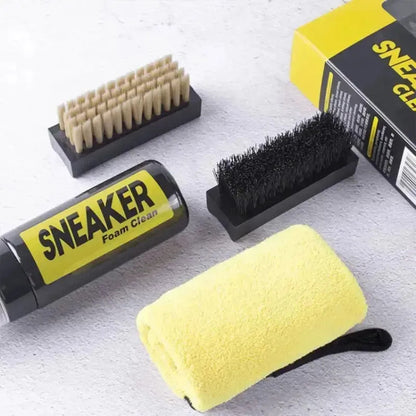 Kit Limpieza Zapatilla Espuma Limpiadora Blanqueadora 4 En 1