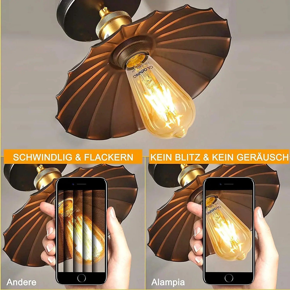 Ampolleta Led Filamento 4w Retro St64 Vintage E27