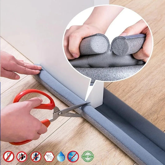 Tira De Sellado Inferior De Puerta Flexible Sellador Burlete