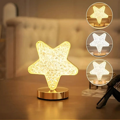 Lampara Escritorio Luz Led Decorativa Cisne Luna Estrella