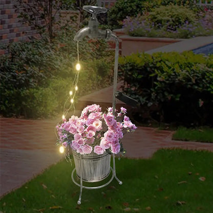 Lámpara Solar LED Grifo Decorativa – Luz Cálida para Jardín y Patio