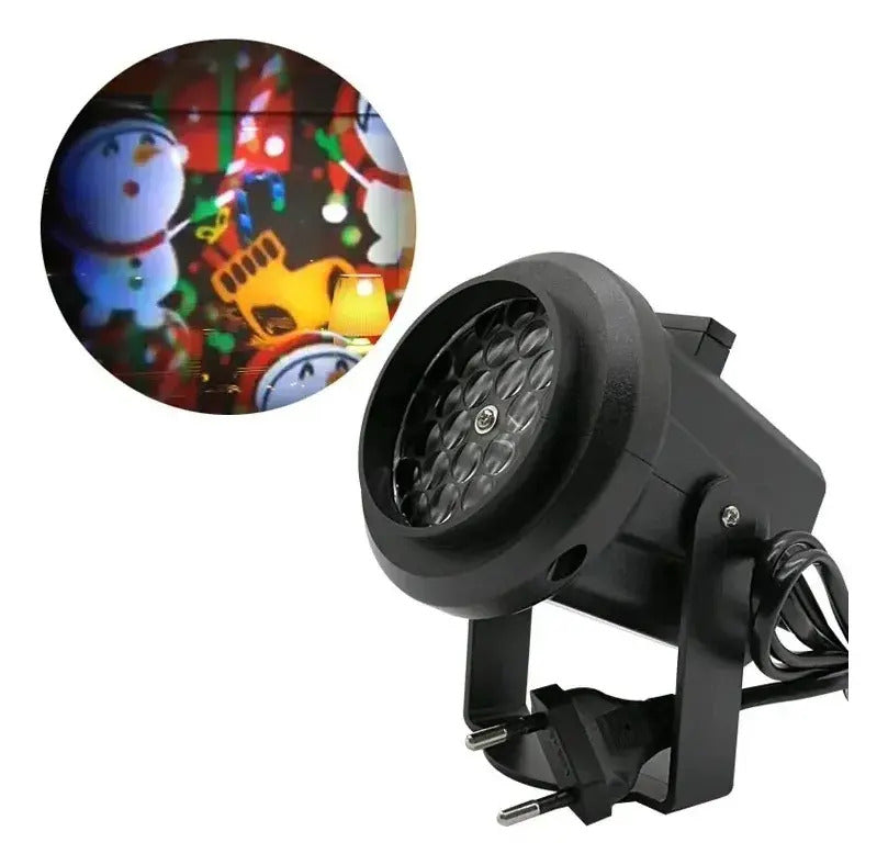 Proyector Luces Led Navidad Multicolor Exterior Interior
