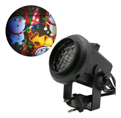 Proyector Luces Led Navidad Multicolor Exterior Interior
