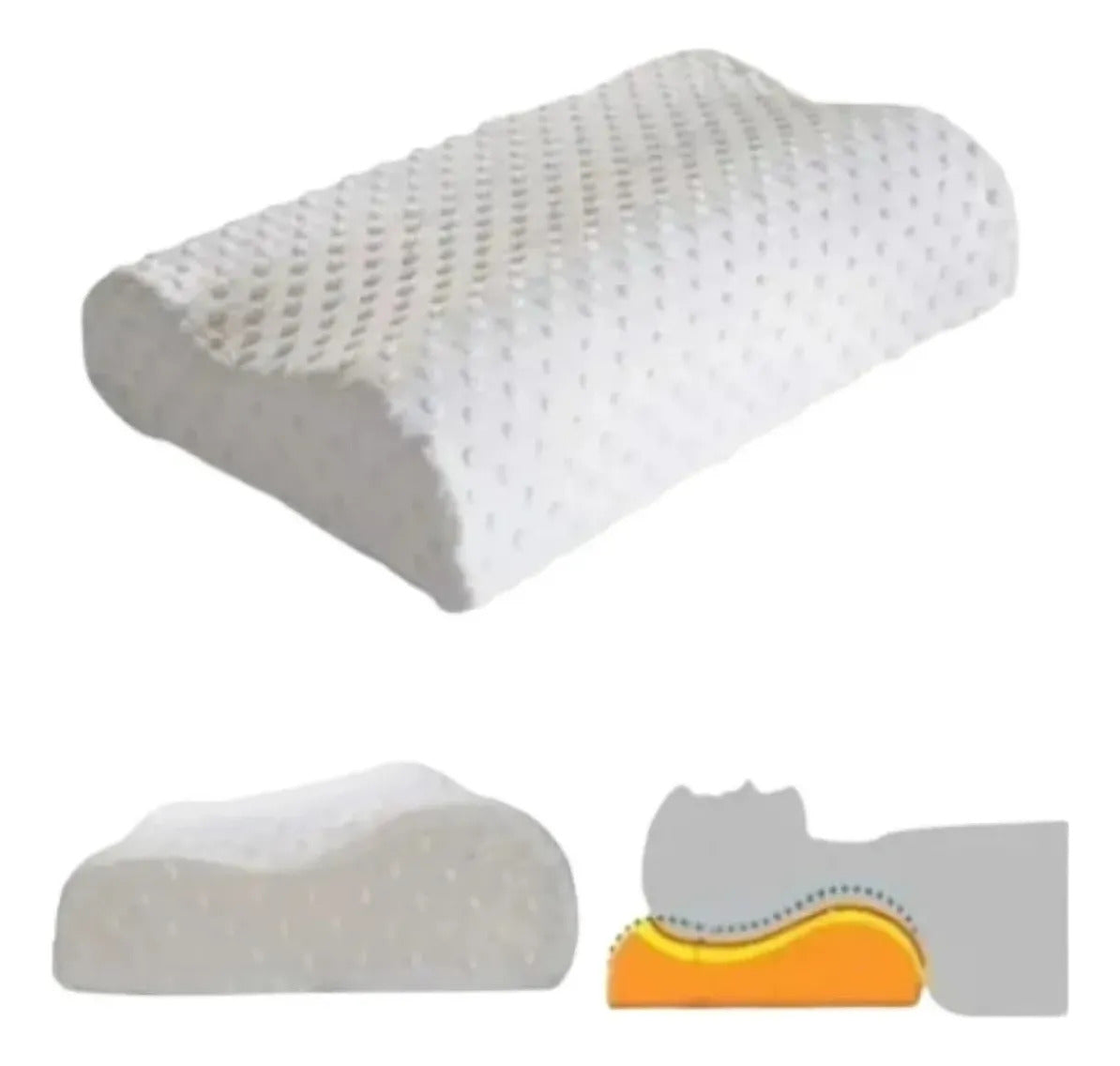 Almohada Memory Cervical Ortopédica Memoria Ergonómica