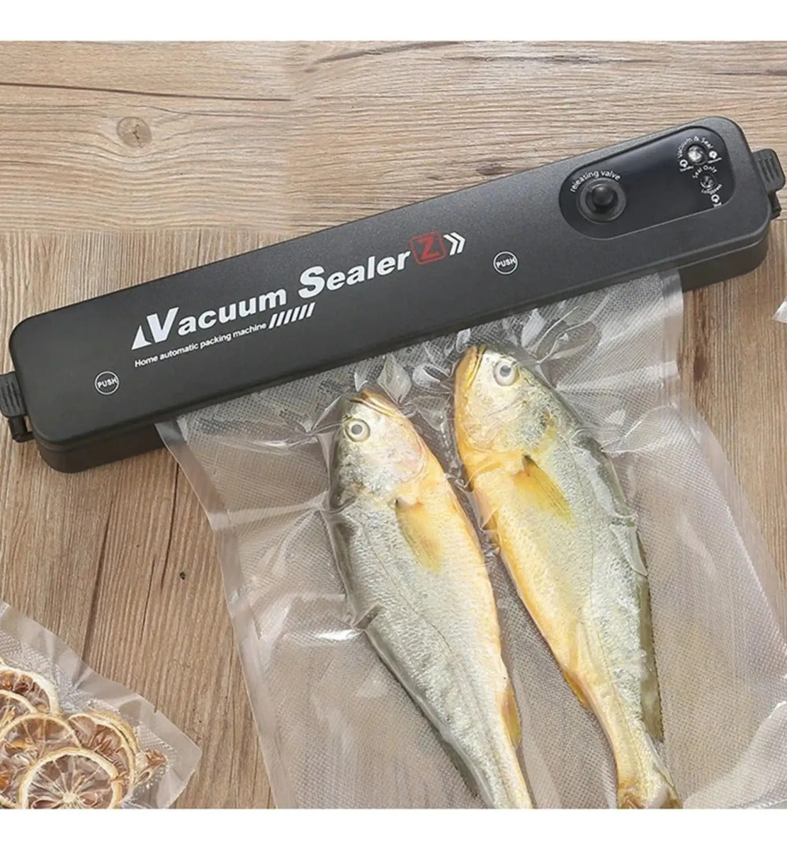 Maquina Selladora Al Vacío Alimentos 90w + 2 Rollos 28cmx5m