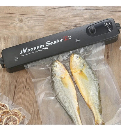 Maquina Selladora Al Vacío Alimentos 90w + 2 Rollos 28cmx5m