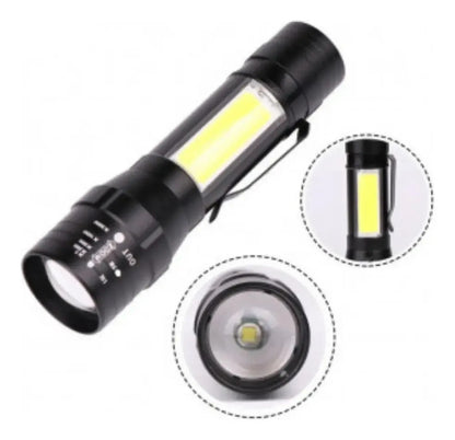 Mini Linterna Led Linterna Táctica Linterna Recargable Usb