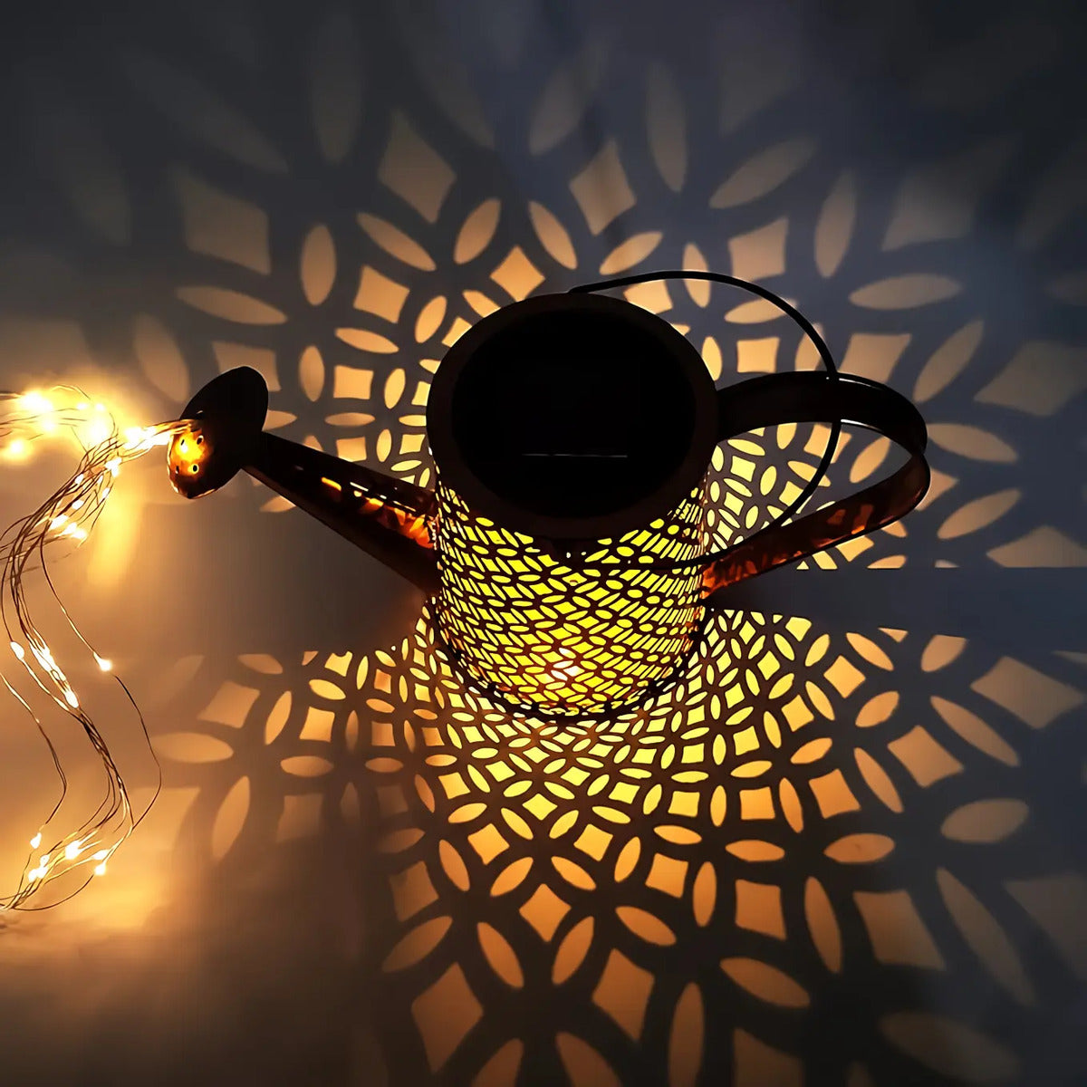 Regadera Jardin Lampara Solar Led Patio Decoracion Exterior