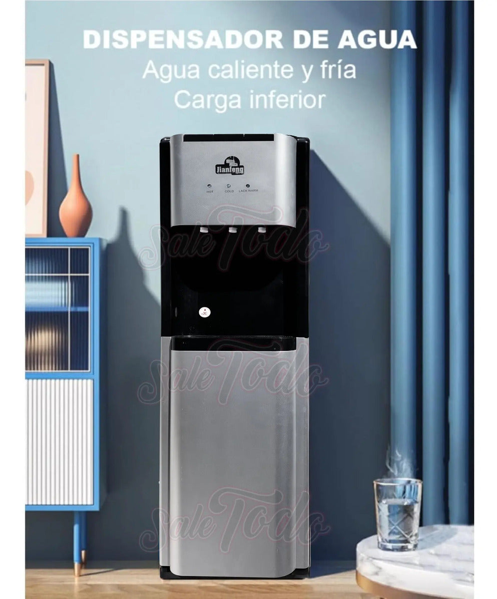 Dispensador Compresor Agua Natural Fría Caliente Carga Ocult