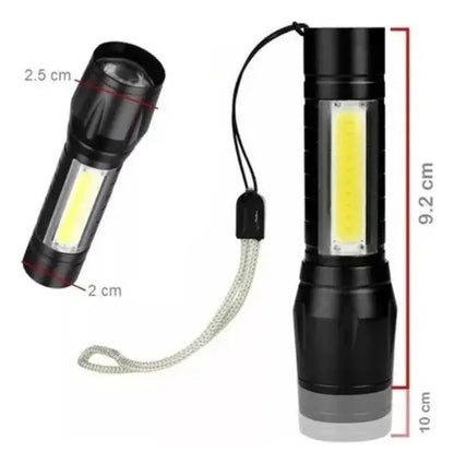 Mini Linterna Led Linterna Táctica Linterna Recargable Usb