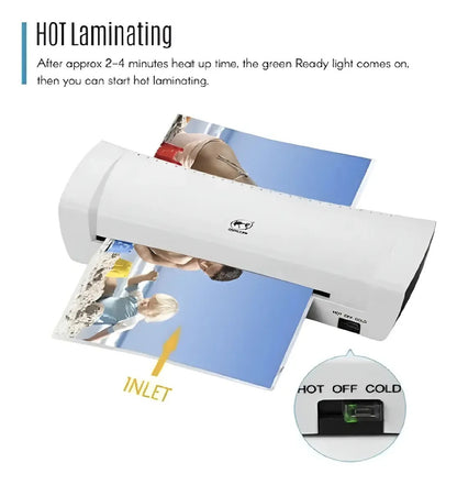 Termo Laminadora Plastificadora A4 Frio Y Caliente