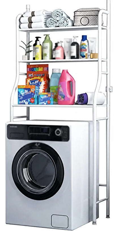 Estante Organizador De Lavadora Baño Metalico Rack 3 Niveles