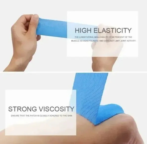 Cinta Venda Tape Kinesiológico Adhesivo 5cmx5m Neuromuscular