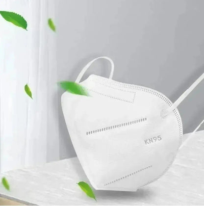 Mascarillas De Protección Kn95 Colores Blanco y Negro, Pack de 10, 50 y 100 unidades