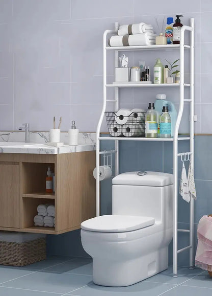 Estante Mueble Organizador Baño 3 Niveles Repisa Blanco