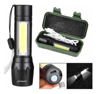 Mini Linterna Led Linterna Táctica Linterna Recargable Usb