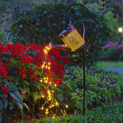Regadera Jardin Lampara Solar Led Patio Decoracion Exterior