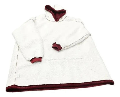 Poleron Sherpa Capucha Huggle Hoodie Chiporro Oversize Xxl