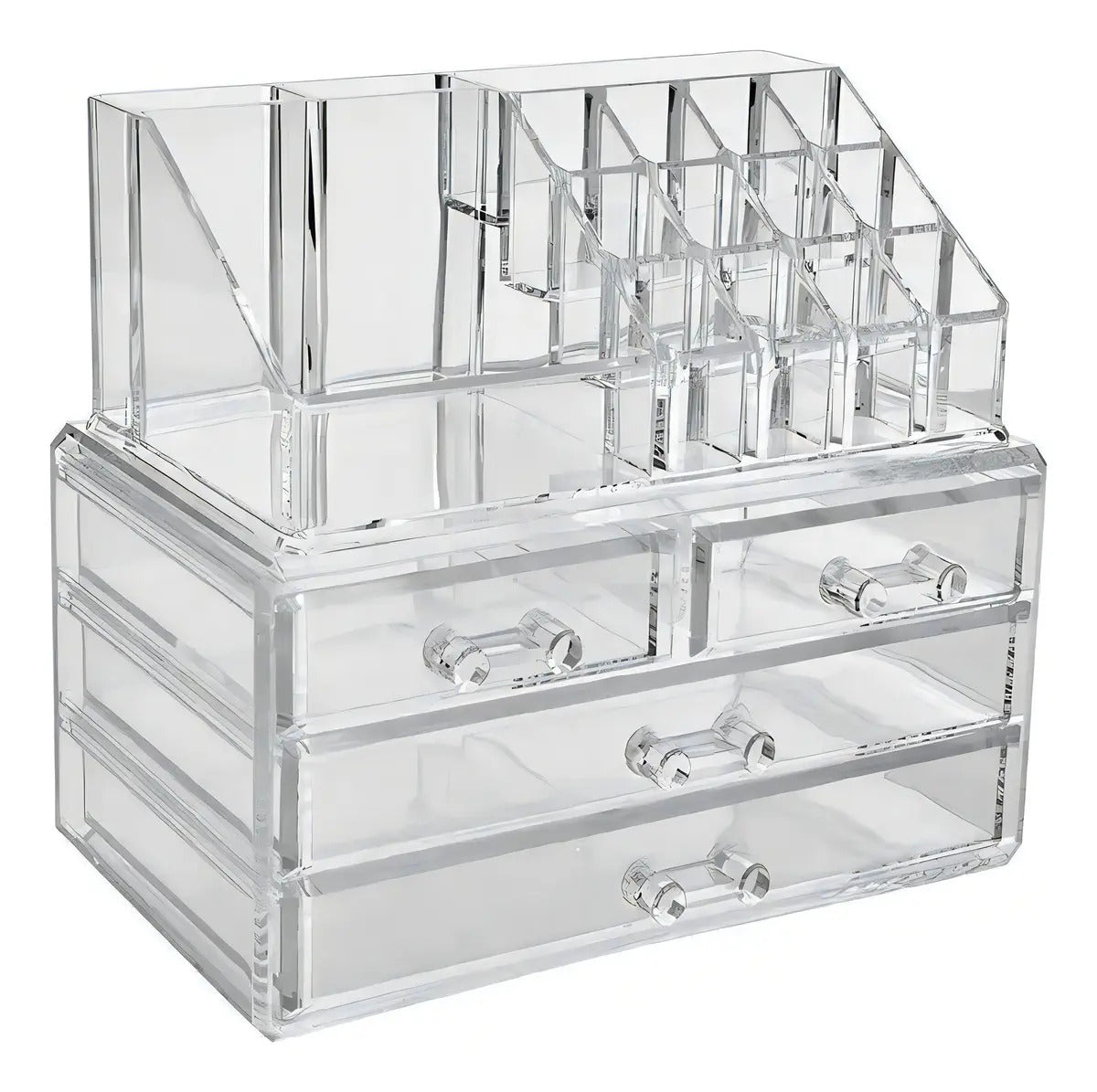 Organizador Acrilico Cosmeticos  Maquillaje Joyas Espejo