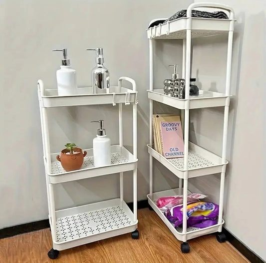 Carrito Organizador 4 Niveles Con Ruedas Multiuso Hogar