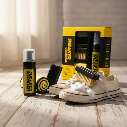 Kit Limpieza Zapatilla Espuma Limpiadora Blanqueadora 4 En 1