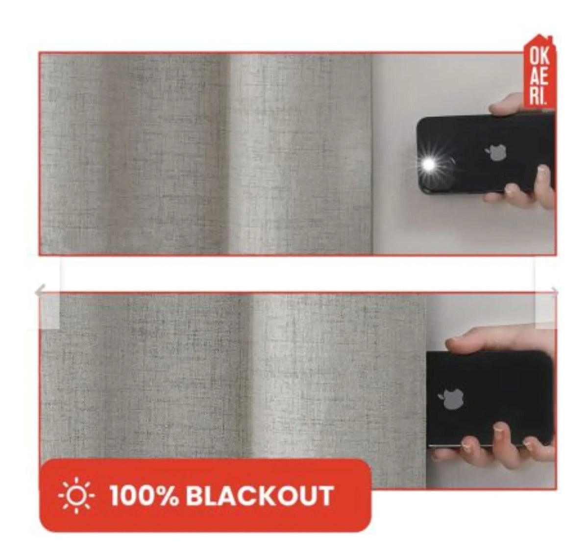 Pack 2 Cortinas Blackout Engomado Térmico Variedad de Medidas, Colores y Diseños
