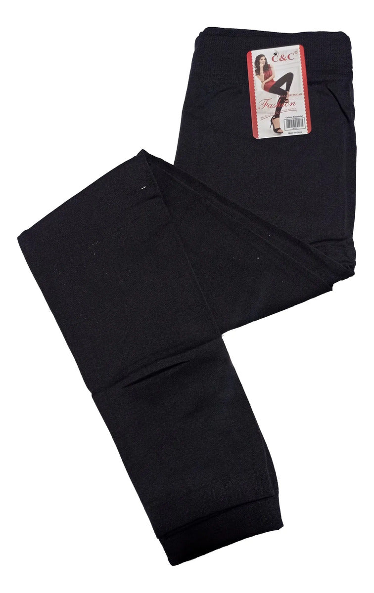 Calza Panty De Polar Sin Costura Mujer Invierno Elastizada