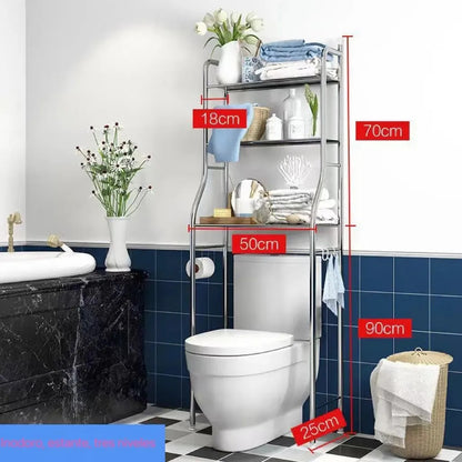 Estante Mueble Organizador Baño 3 Niveles Repisa Blanco