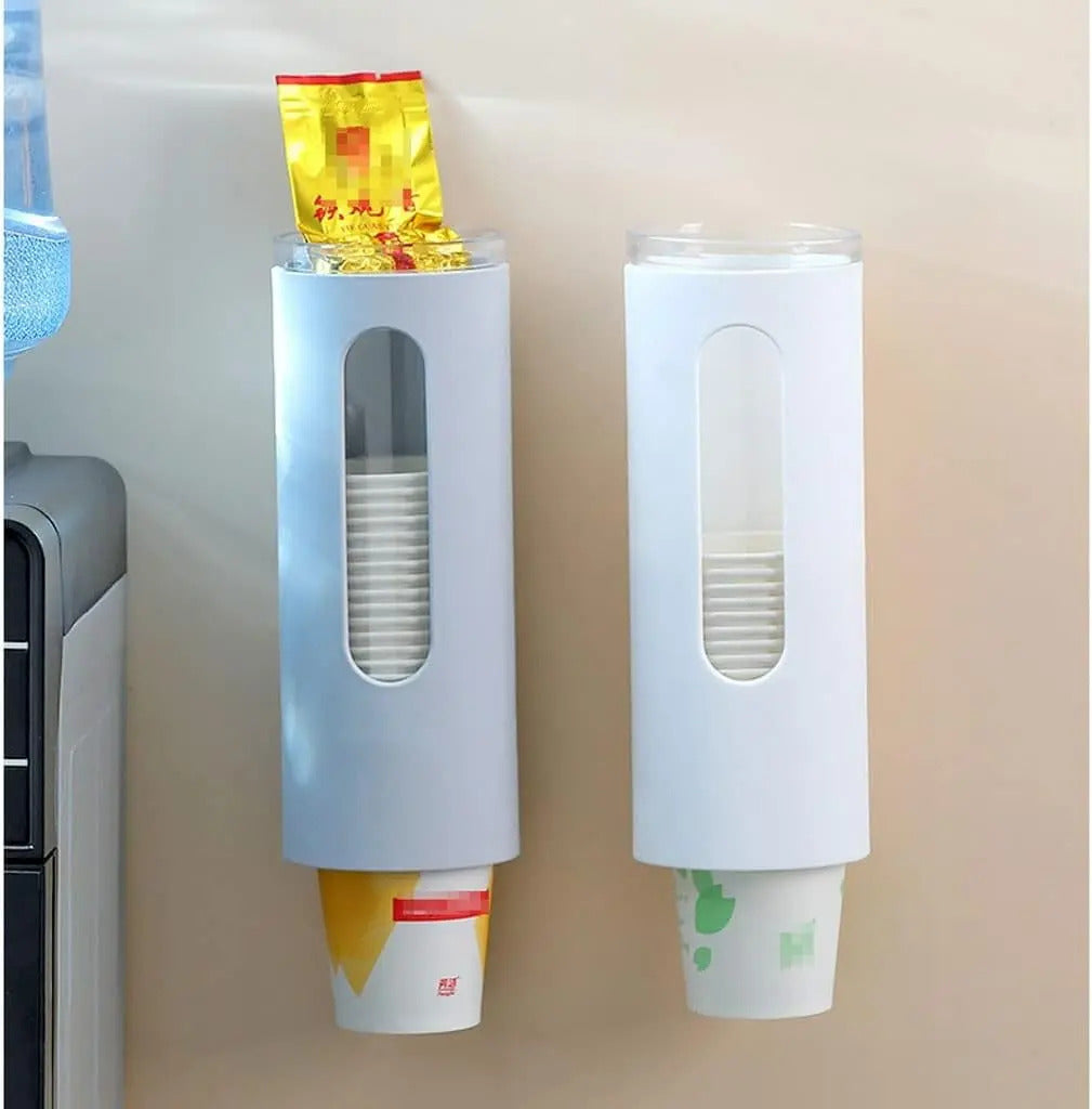 Dispensador De Vasos Desechables Almacenamiento Antipolvo
