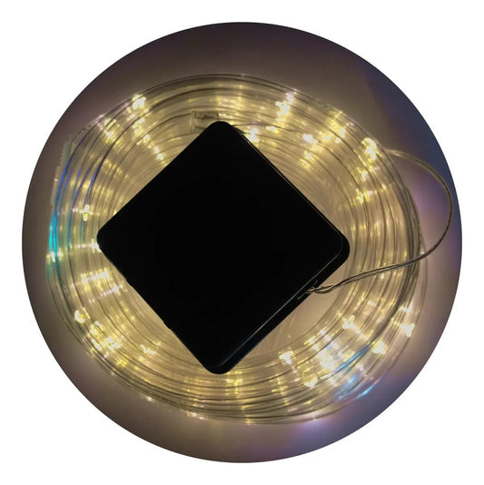 Manguera Luces Led Solar 50m Multicolor Navidad Decoración
