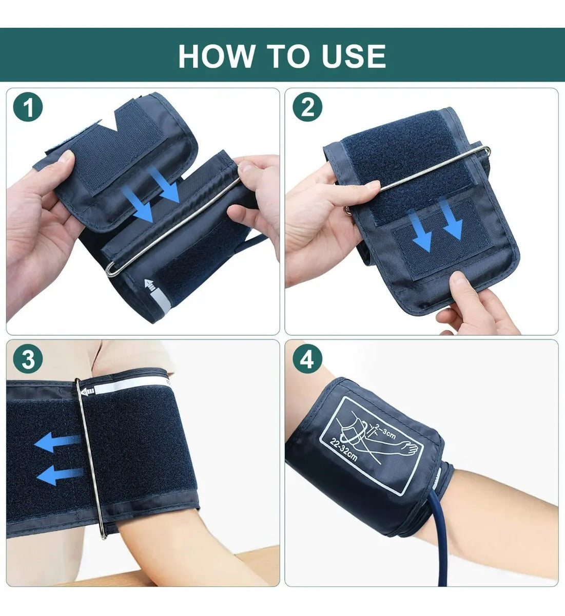 Toma Presión Digital Brazo Con Tensiómetro Presión Arterial