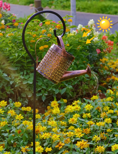 Regadera Jardin Lampara Solar Led Patio Decoracion Exterior