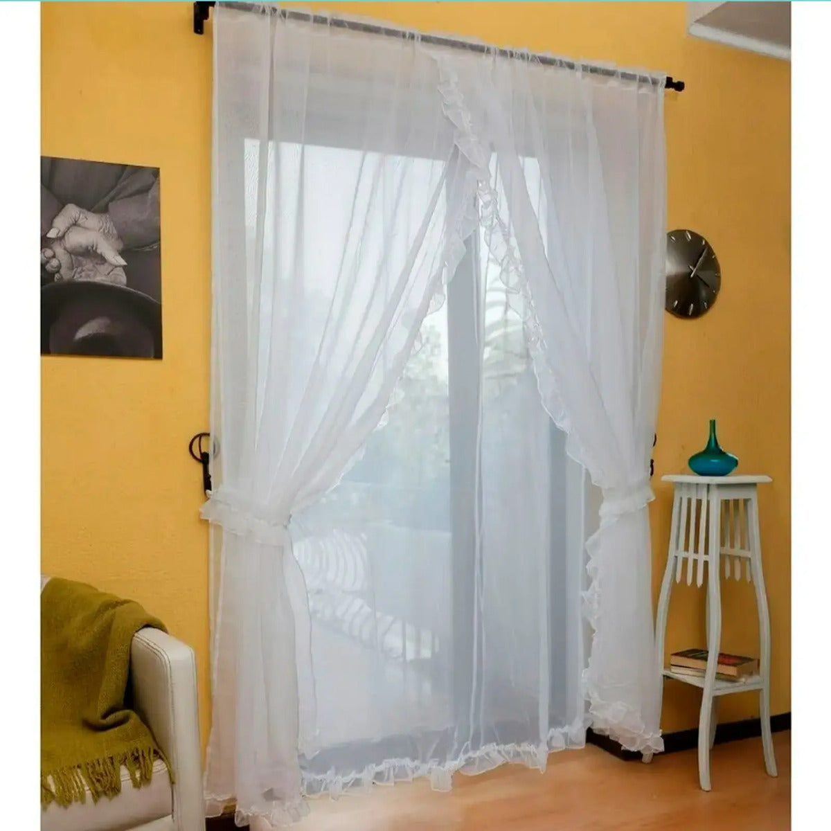 Visillo Velo Romántico 200 X 220 Cm