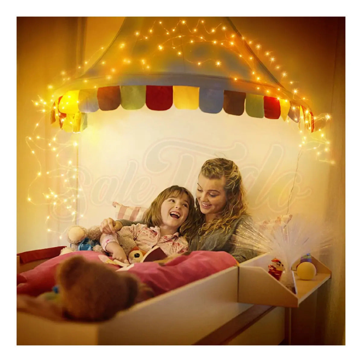 Guirnalda de Luces LED Hada Solar 10 m y 20m Luz Cálida Multicolor