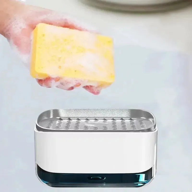 Dispensador De Jabon Liquido Con Esponja Soap Pump