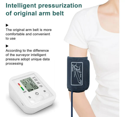 Toma Presión Digital Brazo Con Tensiómetro Presión Arterial