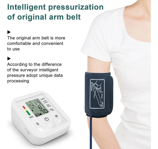 Toma Presión Digital Brazo Con Tensiómetro Presión Arterial