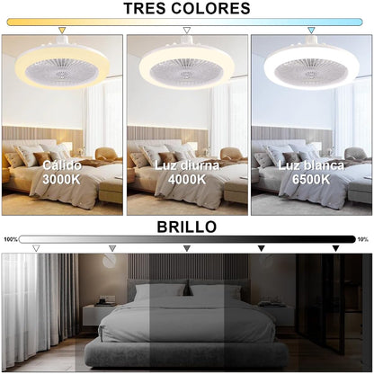 Ventilador De Techo Portátil LED