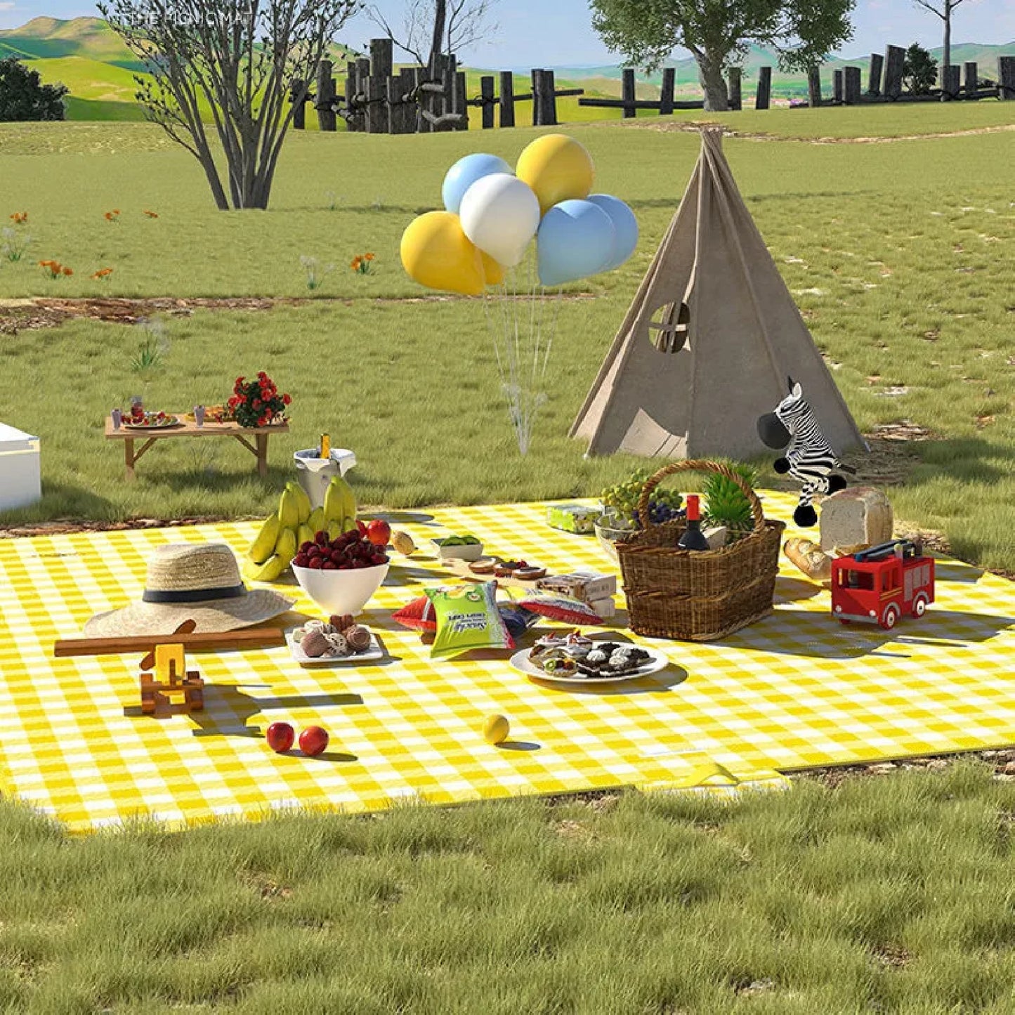 Alfombrilla de Picnic para Acampar 1.5x2m C422