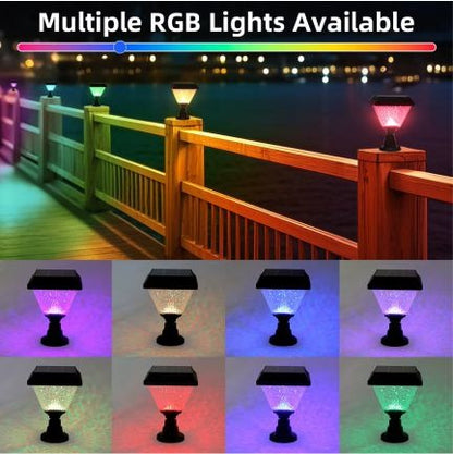 Foco Solar Jardín Decorativo RGB + Control ELE079