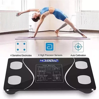 Pesa Digital De Baño Inteligente Recargable Bluetooth App | ST-8029